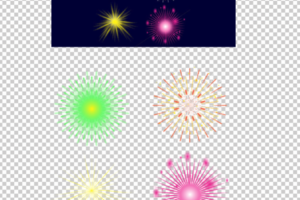 Fireworks Vector PNG