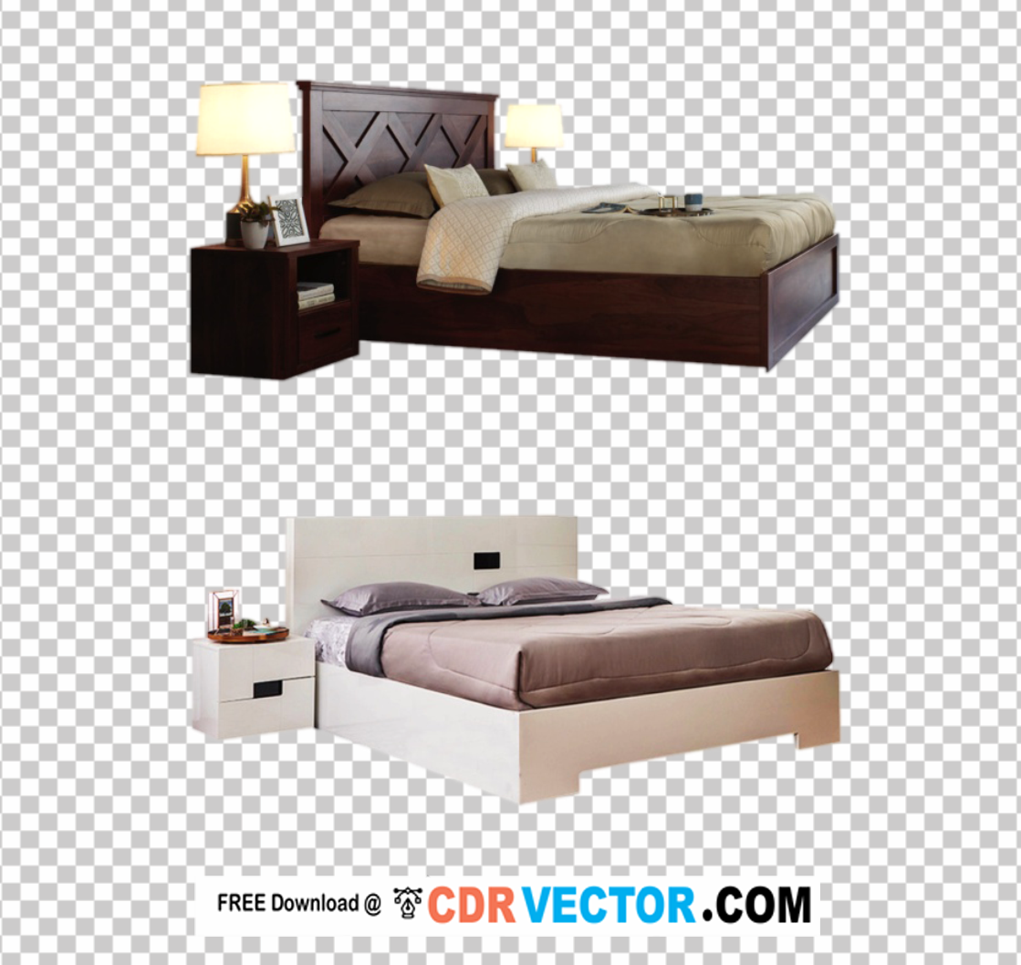 Bed-PNG-Side-View-Transparent