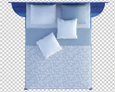 Bed PNG Top View