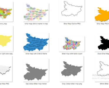 Bihar Map PNG Transparent Background