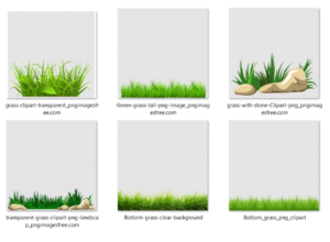 Bottom-Grass-PNG-Clipart-Set