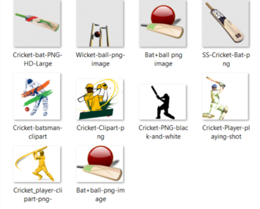 Cricket PNG Images Collection – Bat, Player, Ball-Wicket