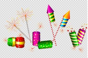 Diwali Firework Crackers PNG Image