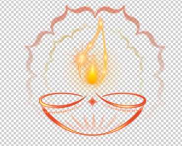 Diya Vector PNG