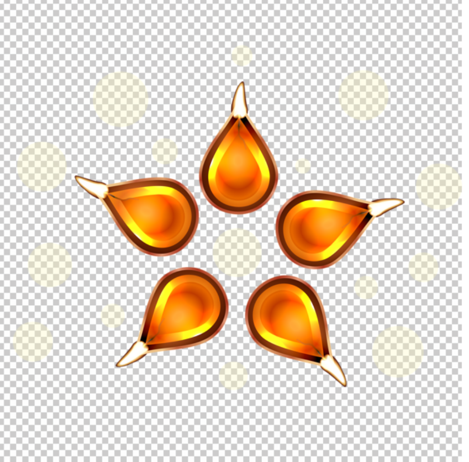 Diwali_Diya_Top-View_Decoration_PNG_Top-View