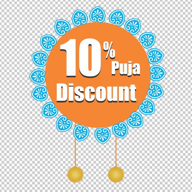 Durga-puja-Discount-design-png