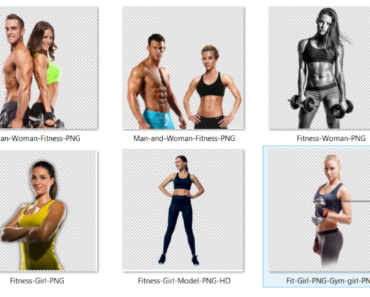 Fitness Woman PNG | Fitness Girl PNG