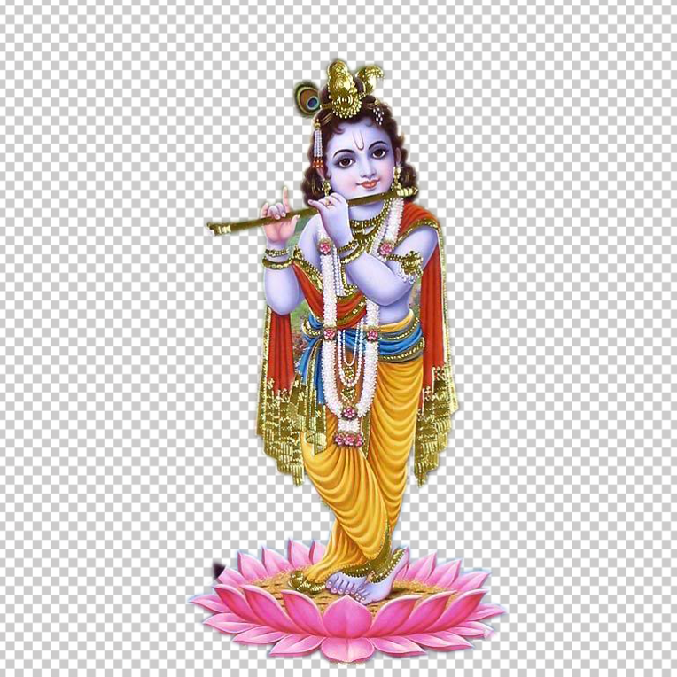 God_krishna_png_image-Standing-on-lotus