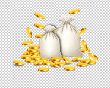 Gold Money Bag PNG
