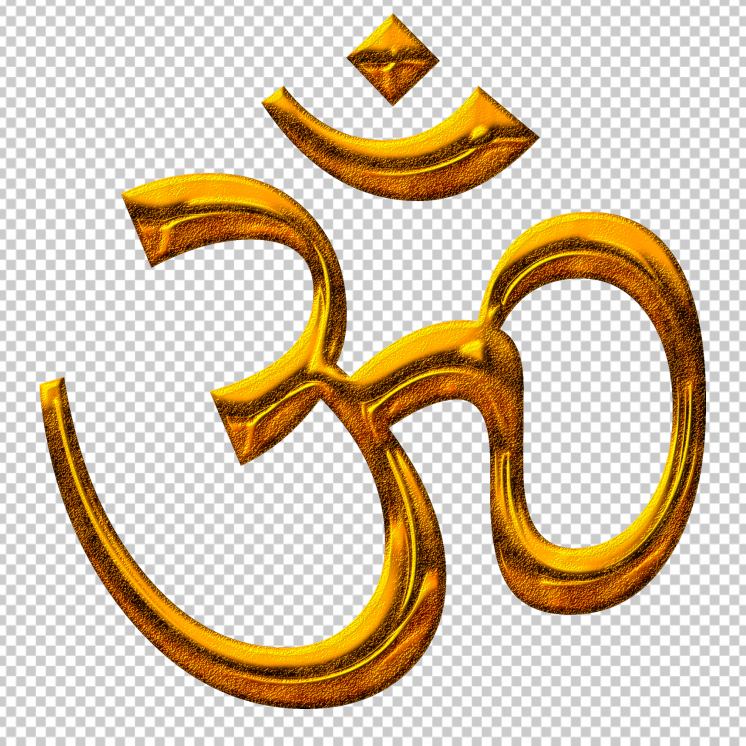 Golden-Om-PNG