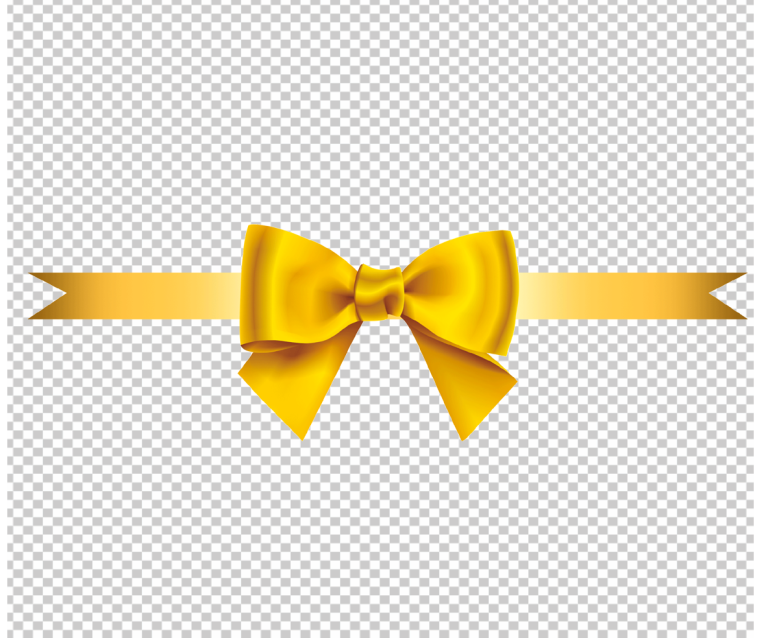 Golden-Ribbon-png-with-bow