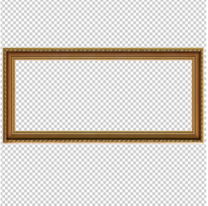 Golden-picture-frame-png-Horizontal