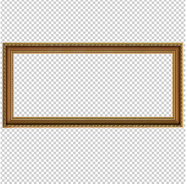 Golden-picture-frame-png-Horizontal