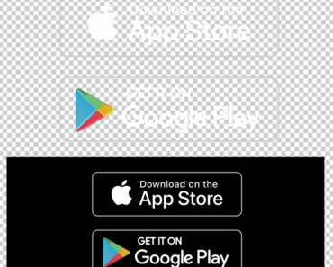 Google Play and App Store Button Logo White PNG and Vector