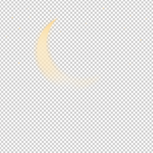 Half-yellow-moon-png