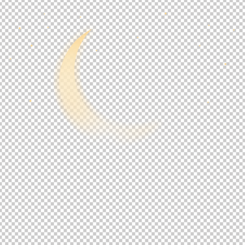 Half-yellow-moon-png