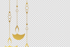 Hanging Diya PNG Clipart Vector Transparent