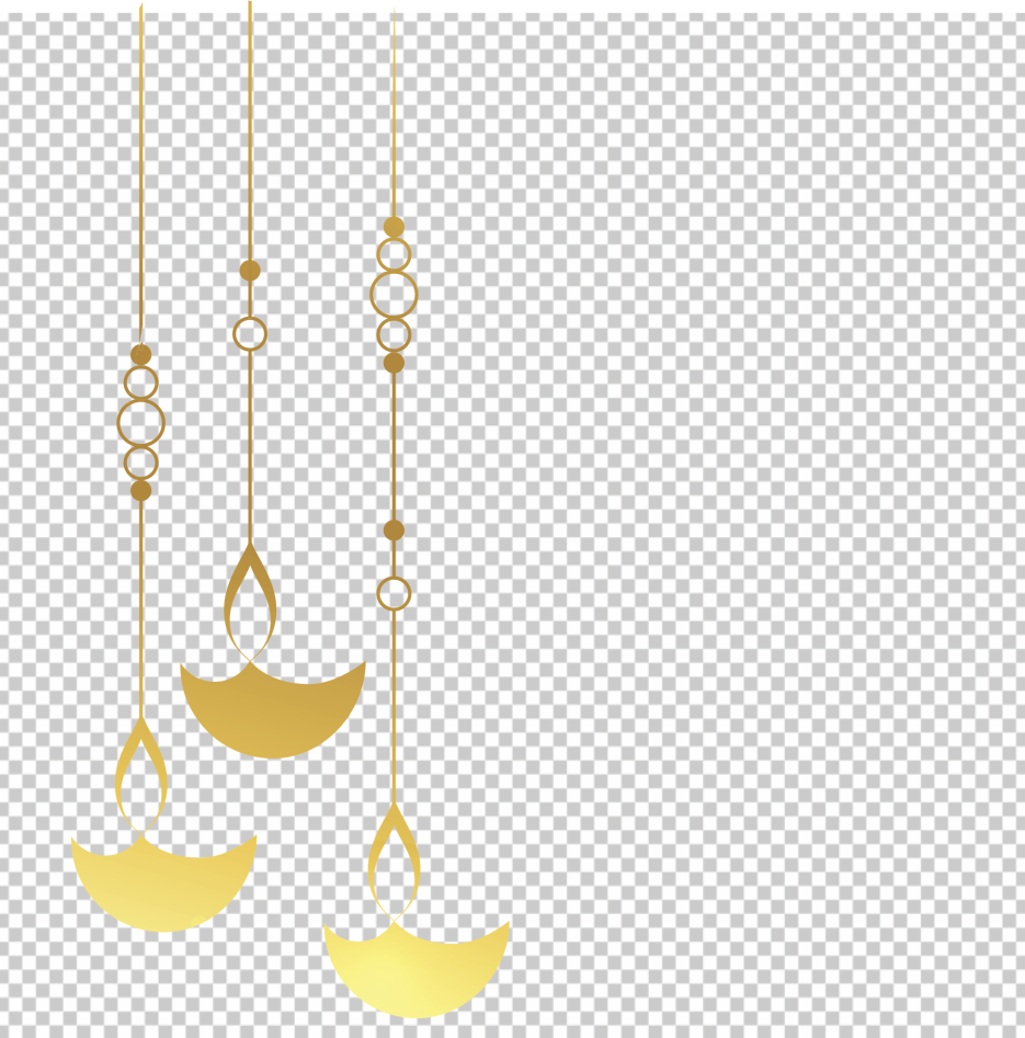 Hanging-Diya-Clipart-PNG-Vector-Transparent