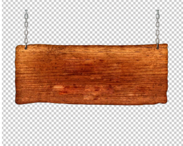 Hanging Wooden Board PNG