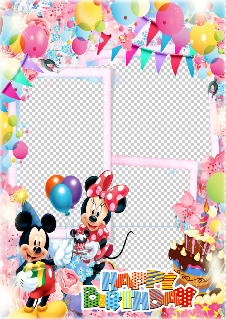 Happy-Birthday-frame-with-micy-mouse