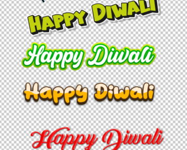 Happy Diwali Text PNG HD