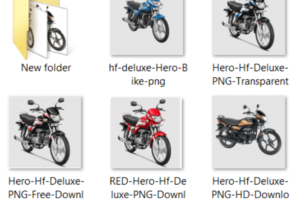 Hero HF Deluxe Bike PNG