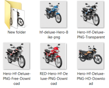 Hero HF Deluxe Bike PNG