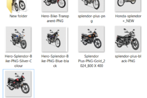 Hero Splendor Bike PNG