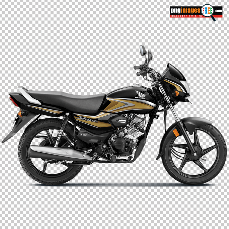 Honda-Shine-100-PNG-Black-Gold-Colour