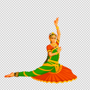 Indian-classical-dance-Clipart-png-image
