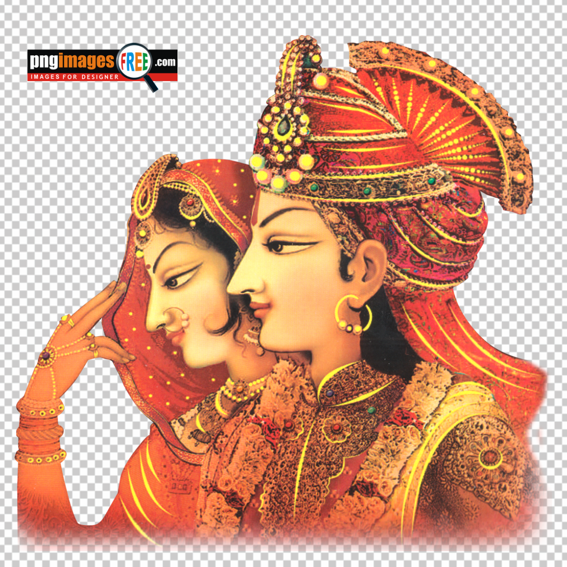Indian-Wedding-couple-PNG-HD