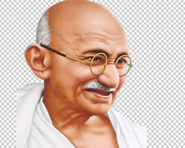Mahatma Gandhi Drawing PNG