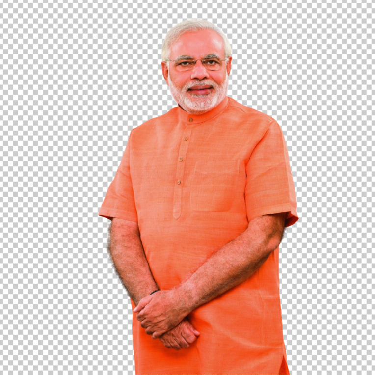 Modi-png-HD-Orange-Dress
