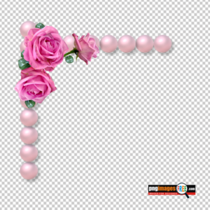 Pearl-corner-png-with-pink-rose