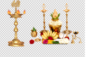 Puja Lamp Stand PNG