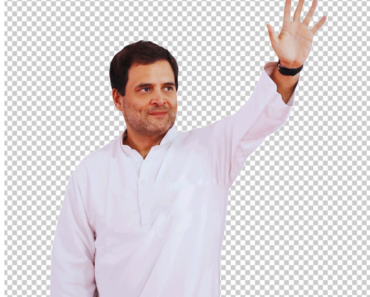 Rahul Gandhi with Hand Wave PNG