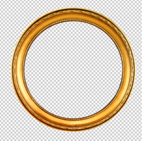 Round-Gold-Frame-PNG