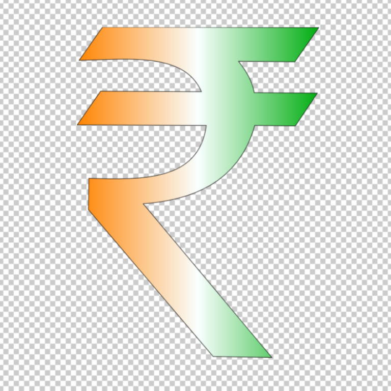 Rupee Symbol 3D PNG - FREE Vector & PNG Download