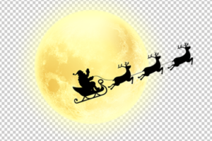 Christmas Moon PNG Transparent images