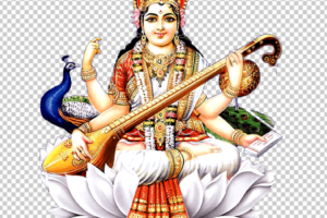 Saraswati Devi PNG images