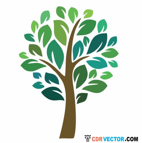 Vector Tree Clipart - PNG Images for Designer FREE