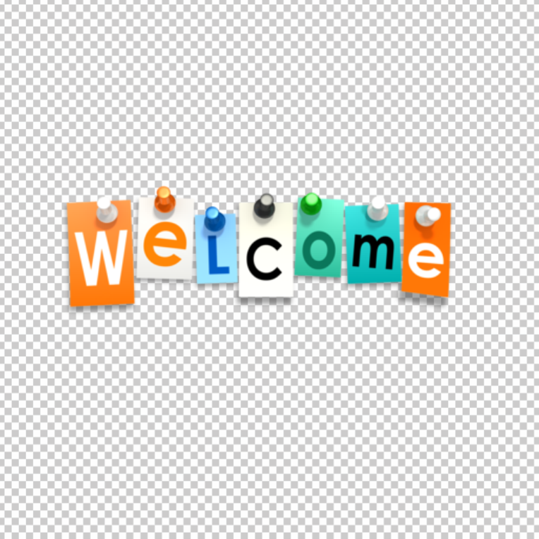 Welcome-Text-PNG-image