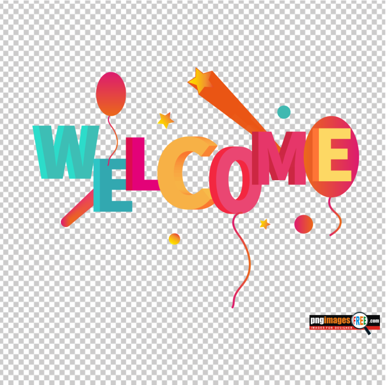 Welcome-text-design-PNG