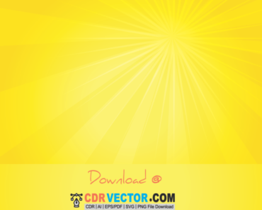 Yellow Background with Sunbeams FREE Vector