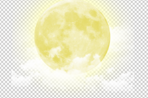 Yellow Moon PNG Transparent images