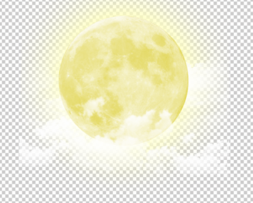 Yellow Moon PNG Transparent images