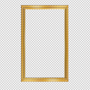gold-picture-frame-png-verticle