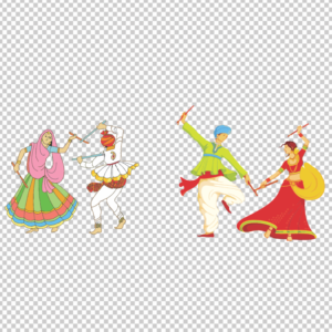 Navratri_clipart_vector-Dandia