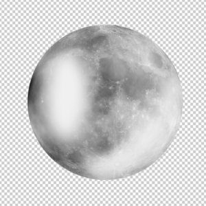 Black-and-White-Moon-PNG