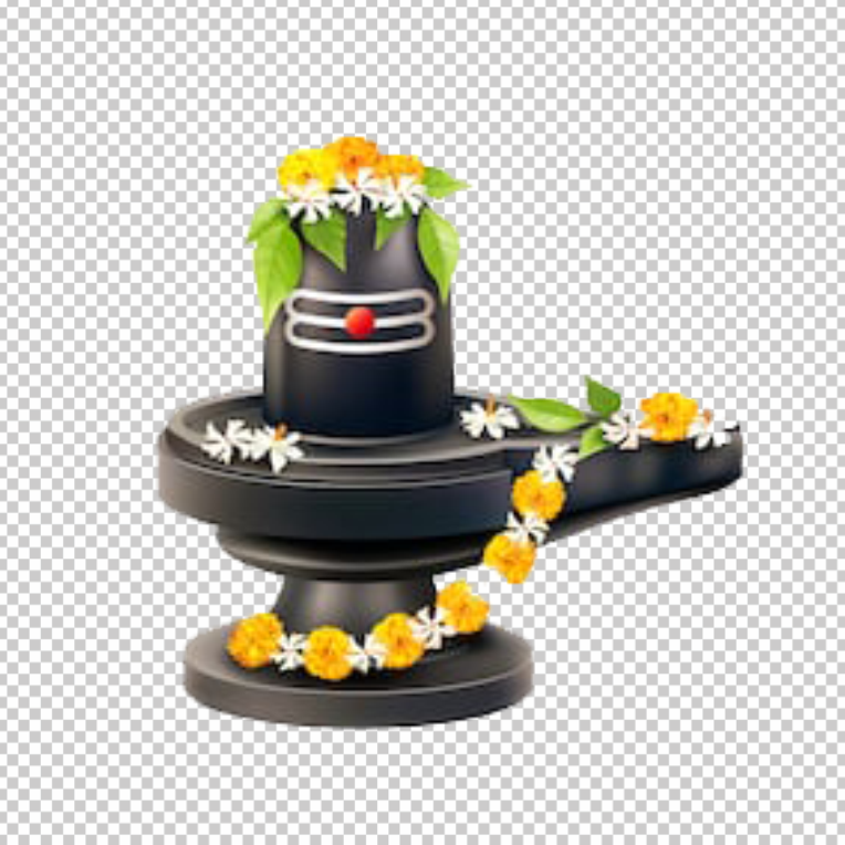 shivaling-png-decorated-with-bilva-bael-leaves-flowers